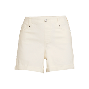 Nouvelle Arrivée Short en Jean Délavé Couleur Unie Grande Taille pour Femme – Design Personnalisé et Élégant - Product Image 4