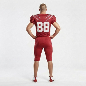 Nouvelle conception d'uniforme de football américain pour hommes, respirant, imprimé par sublimation, vêtements d'équipe personnalisés, impression de numéros - Product Image 2