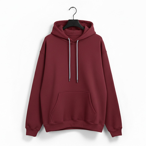 Nouveau Hoodie à Capuche Ample en Polaire Douce avec Logo Imprimé Personnalisé, Teint en Pigment, Épaules Tombantes et Poche Kangourou, Vente en Gros - Product Image 5
