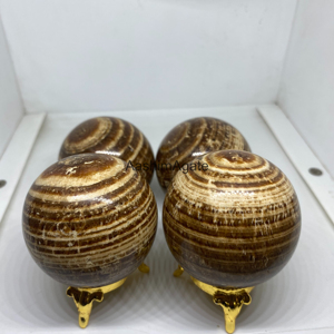 Sphère de cristal d'aragonite naturelle en gros, boule de pierre précieuse polie pour la guérison, la décoration intérieure, la méditation, fabricant OEM - Product Image 4
