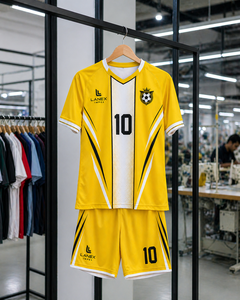 Conjunto de Uniforme de Fútbol Personalizado Premium para Hombre, Camiseta y Pantalones Cortos, Transpirable, Sublimado, Ropa Deportiva para Equipo, Entrenamiento y Partido - Product Image 5