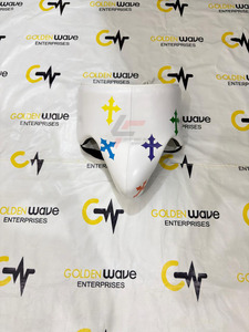 Ensemble de boxe personnalisé de qualité supérieure en cuir véritable, design croix chrétienne élégante, ensemble professionnel de combat MMA et de kickboxing. - Product Image 6
