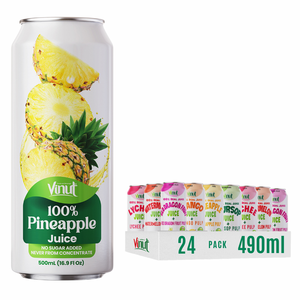 Bebida de Jugo de Fruta 100% Natural, Esterilizada, en Botella PET de 500ml, con Pulpa, Sin Azúcar Añadido, 18 Meses de Caducidad, Marca Privada para Venta al Por Mayor - Product Image 1