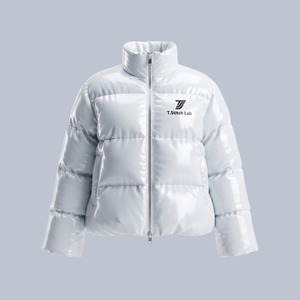 Servicios OEM, Chaqueta Acolchada para Hombre de Alta Calidad, Impermeable, para Invierno, con Logotipo Personalizado, Diseño Moderno, Cierre de Cremallera, Bolsillo Frontal - Product Image 2