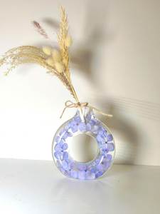Decorative Resin Tabletop Vase Unique Handmade Craft for Living Room Center Table and Office Decor - Product Image 4