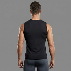 Men <b>Weightlifting</b> Wear Compression Tank Top Gym Fitness Slim Fit Vest Top Men Yoga Exercise Wear Sporty Style <b>Singlet</b> O Neck - Product Image 2