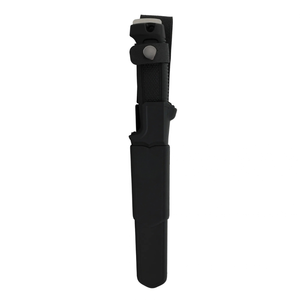 Cuchillos Negros de Hoja Fija para Exteriores con Hoja Plateada, Mango Texturizado Antideslizante, Funda Protectora Negra y Correa para Cinturón para Camping - Product Image 3