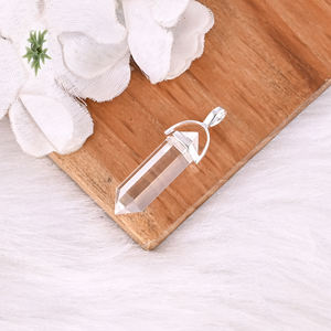 Colgante de Plata de Ley 925 con Gema de Cristal, Hermoso y Elegante, Ideal para Regalo y Fiesta, Unisex - Product Image 4