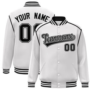 Chaqueta Varsity de Lona Estilo Urbano para Invierno, con Logotipo de Club Deportivo, Letras de Béisbol, Cuello Alto, Transpirable - Product Image 1