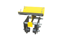 Grue à câble lourde SS avec moteur 5,5 kW, roue de 500 mm, vitesse 25 m/min, marque CMK, gestion de câbles industrielle, durable, OEM