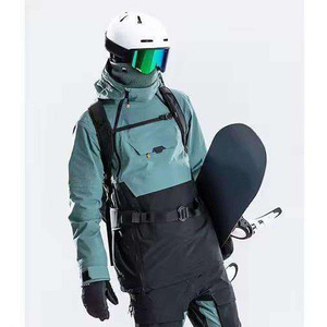 Custom Unisex Snowboard Ski <b>Suit</b> Hooded Jacket with Bib <b>Snow</b> Pants for Winter Sports - Product Image 4
