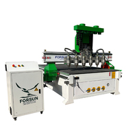 30% remise CNC routeur multi-broches multi-têtes CNC 3d/eau Coolied CNC routeur 6 têtes bois 3 axes Machine
