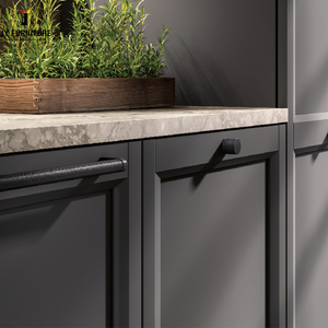 JY Fábrica Vietnamita Lujo Melamina Diseño Estilo Europeo Listo para Montar Productos de Cocina Muebles Gabinetes - Product Image 5