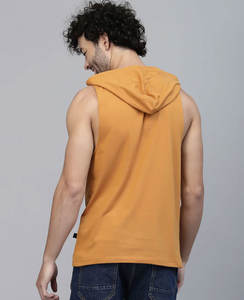 Camiseta sin mangas de algodón 100% para hombre con Sisa extremadamente caída, camiseta sin mangas con tirantes, ropa de Fitness, camisetas sin mangas de algodón transpirable uniforme - Product Image 2