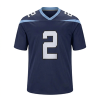 Nouveauté : Philadelphia, produit très demandé # 2 Slay Jr Kelly Green Maillot respirant à séchage rapide 100% polyester à manches courtes cousu style rétro