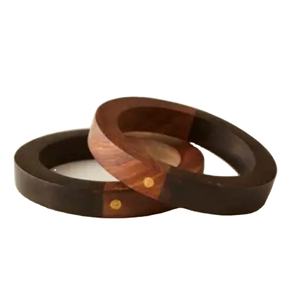 กำไลไม้โบราณคุณภาพสูง ดีไซน์พรีเมียม ขัดเงาอย่างดี บรรจุภัณฑ์แบบกำหนดเอง สำหรับผู้หญิงทุกโอกาส LODI - Product Image 3