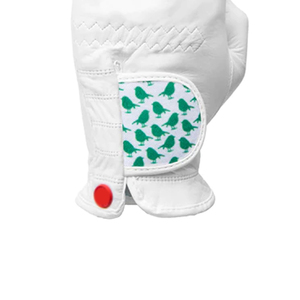 Gant de golf unisexe QASWA SPORTS en maille respirante avec paume en cuir véritable, fermeture réglable pour la main gauche, idéal pour toutes les saisons - Product Image 2