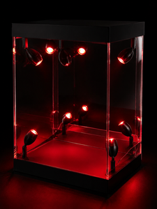 Sleek Modern <b>Acrylic</b> Display Box with LED Lighting for Customizable <b>Storage</b> for Super Mall & Home Use - Product Image 2