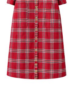 Robe chemise longue à carreaux rouges personnalisée pour femmes, boutonnée, décontractée, mi-longue, manches longues, fabricant en gros sur mesure - Product Image 6