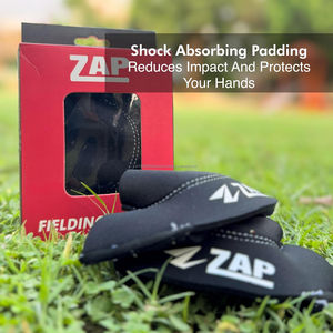 Gants de cricket ZAP Signature, design à demi-doigts, protection de la paume avec coussinets de qualité supérieure, adhérence solide, légers et respirants - Product Image 2