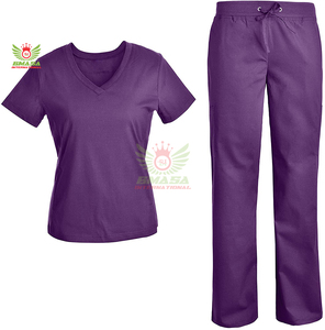 ชุดยูนิฟอร์มสครับขายดีอันดับต้นๆ ชุดพยาบาลมีกระเป๋า ชุดยูนิฟอร์มสครับสำหรับบุคลากรทางการแพทย์ ชุดยูนิฟอร์มสครับสำหรับฤดูร้อน ชุดยูนิฟอร์มสครับสำหรับโรงพยาบาล - Product Image 5