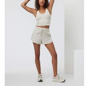 Shorts de survêtement en molleton de coton pour femmes, taille haute élastique, tendance, très demandés, vente en gros personnalisée - Product Image 5