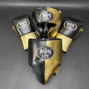 Juego de Boxeo Personalizado Hecho a Mano, Cuero Vacuno Genuino, Logotipo y Diseño Personalizados, Servicio OEM - Product Image 1