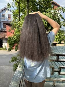 Proveedores de cabello virgen Cutícula alineada Cabello humano natural Mink Raw Vietnam Hair Yaki Kinky Straight Bundles - Product Image 6