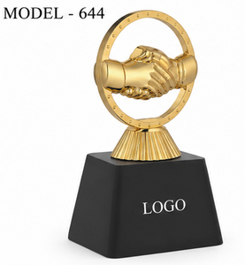 •Elegant metal <b>trophy</b> designed to honor excellence. - Product Image 1