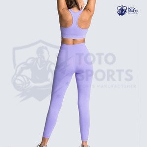 Conjunto de Yoga para Mujer, Cómodo, Delgado, de Primera Calidad, Tejido de Alto Rendimiento, Superventas, Buen Servicio, Ropa Deportiva Ligera y Transpirable - Product Image 5