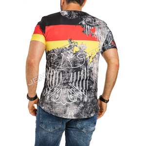 Camiseta Deportiva Personalizada de Verano para Hombre, 100% Algodón, Cuello Redondo, Secado Rápido, Transpirable, Ligera, con Impresión Digital - Product Image 6