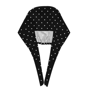 Chapeau de bloc opératoire bouffant en mélange de coton de qualité supérieure pour cheveux longs - Coiffe médicale chirurgicale à séchage rapide, respirante, personnalisable, unisexe - Product Image 4