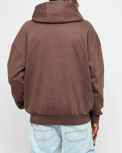 Sudadera con Capucha Beige Personalizada al por Mayor con Logotipo Bordado o Impreso, Mezcla de Algodón y Poliéster Cómoda para Pedidos al por Mayor - Product Image 2