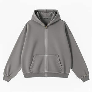 Sudaderas con capucha para hombre de la mejor calidad, 100% algodón, ligeras, transpirables, con cremallera, personalizadas con estampado, al mejor precio y con MOQ bajo. - Product Image 1