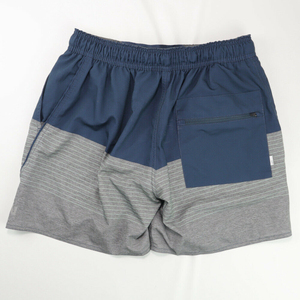 Shorts de Playa para Hombre, de Secado Rápido, con Bloques de Color, Cordón Ajustable, Franja Lateral Tejida, Spandex, Poliéster, Cintura Media, Corte Corto - Product Image 2