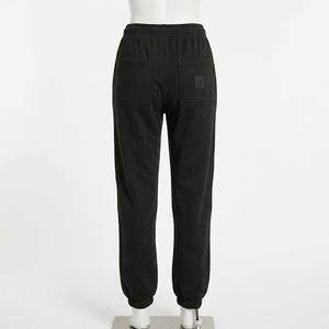 Pantalon de jogging léger pour homme en Spandex/Nylon, avec cordon de serrage, taille élastique, coupe ample et micro-perforations pour la ventilation - Product Image 1