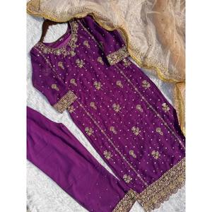 Ensemble haut et bas pour femmes, vêtements de soirée, avec un magnifique dupatta - Product Image 4