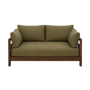 Sofá Moderno de Madera de Teca Sólida con Tela, de Una Plaza, Diseño Minimalista y Duradero para Sala de Estar, Hotel, Villa, Muebles Personalizados - Product Image 6