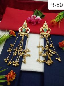 Nuevos Aretes Largos de Latón Chapado en Oro, Diseño de Estrella, Duos Deslumbrantes para Cada Ocasión, Regalo de Boda - Product Image 5