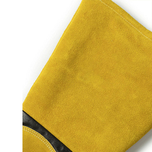 Gants de soudage TIG/MIG en cuir de chèvre et croûte de cuir de vache certifiés CE EN388 EN420, doublure en tissu, anti-coupure, résistants à la chaleur et aux flammes, sécurité - Product Image 6