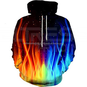 เสื้อสเวตเตอร์แบบสวมหัวมีฮู้ดแขนยาวขนแกะมีกระเป๋าลาย3D เสื้อผ้าแนวสตรีท S-3XL ฤดูหนาวสไตล์ลำลองสำหรับเด็กผู้ชาย - Product Image 4