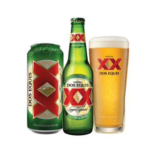 Bière importée, pack de 18 bouteilles de 12 fl oz, Dos Equis Lager Especial, goût mexicain doux et rafraîchissant, qualité supérieure - Product Image 3