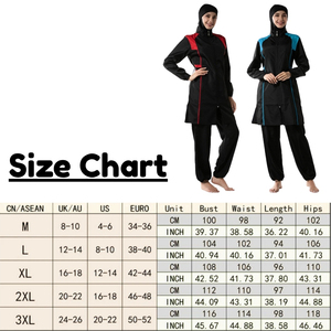 Premium 3-Piece Solid Ruffles Modest Islamic Swimwear Set with Pants | Quick-Dry Eco-Friendly High-Coverage Beach Bath Clothing - Product Image 3