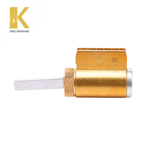 กุญแจ SC Keyway พร้อมลูกบิดทองเหลืองแบบกำหนดเอง ขนาด 32 มม. ชุบโครเมียมแบบซาติน ปรับความยาวลูกบิดได้ - Product Image 6