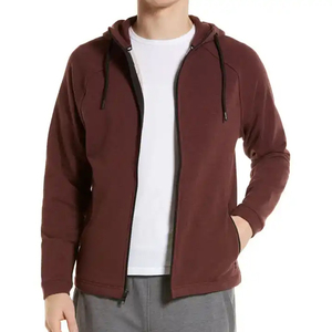 Sweat à capuche zippé intégral pour homme, en molleton de coton doux, imprimé numérique, coupe-vent, écoresponsable, style streetwear, collection automne, qualité supérieure, OEM - Product Image 6