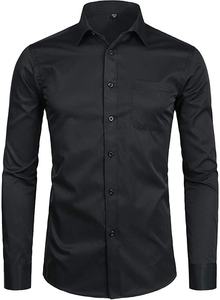 Chemise de bureau formelle exclusive pour homme, design décontracté, logo personnalisé, respirante, automne, 100% coton, séchage rapide, prix abordable, qualité supérieure - Product Image 5