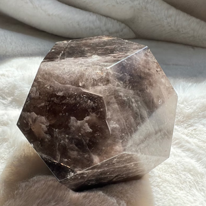 Cristal de Cuarzo Ahumado Natural en Forma de Dodecaedro, Piedra Geométrica, Dodecaedro de Ágata, Gema Curativa, Venta al Por Mayor - Product Image 3