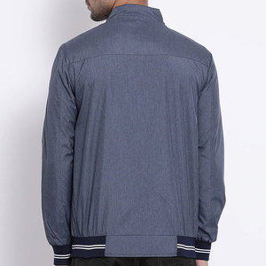 Men's Classic <b>Canvas</b> Flight Bomber <b>Jacket</b> Embroidered Quilted Varsity Style Quick Dry & Eco-Friendly Thick Warm Lining - Product Image 2