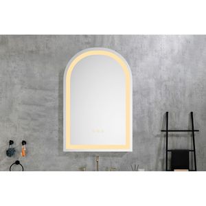 26*38 LED specchio da bagno illuminato a parete con funzione Anti-appannamento e Dimmer ad alto Lumen controllato separatamente - Product Image 6