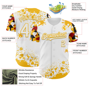 Maillots de baseball à coupe confortable avec impression par transfert thermique, vêtements de sport respirants à séchage rapide, maillots d'été personnalisables avec logo - Product Image 4